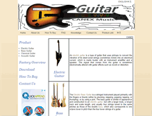 Tablet Screenshot of guitars-guitars.com